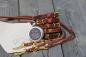 Preview: Welpenset- Halsband und Leine aus Fettleder