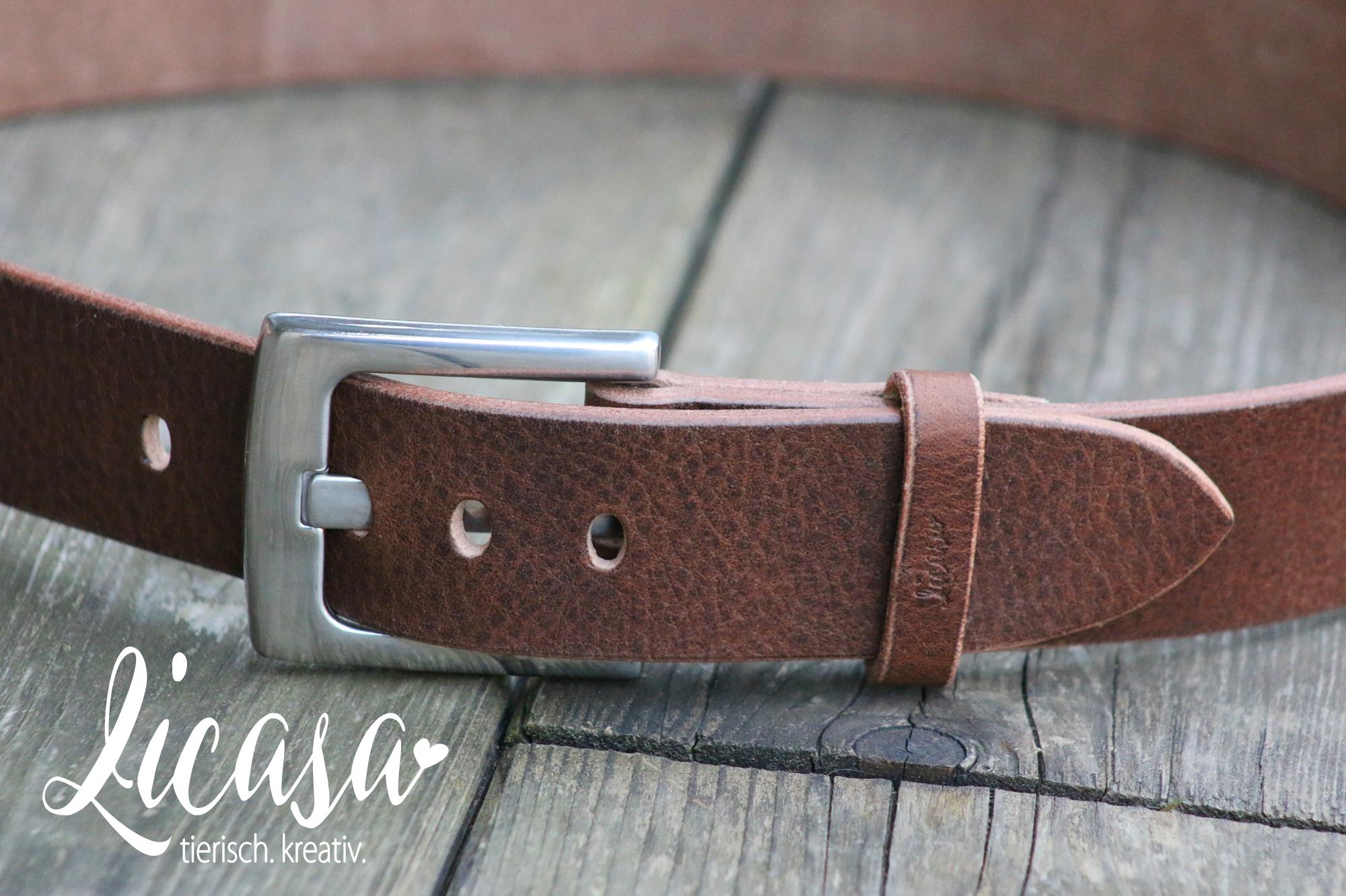 Ledergürtel handmade nach Maß