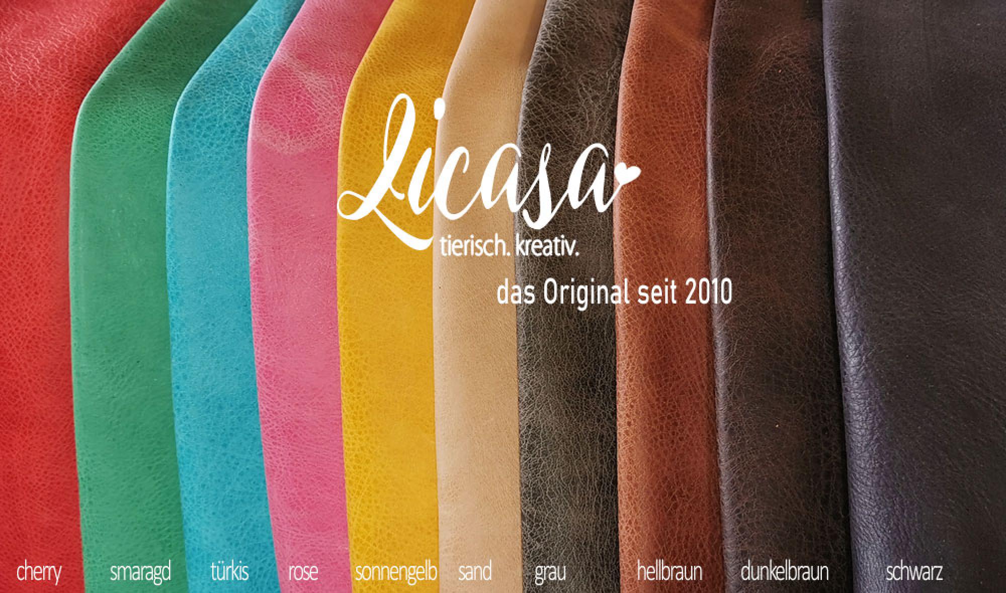 Windhundhalsband aus Leder mit Bestickung